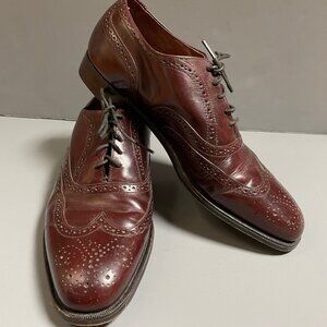 Vintage Mansfield Hand Crafted Leather Oxford Shoes